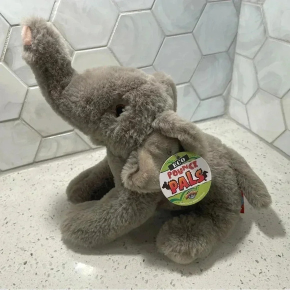 Adventure Planet Elephant And Penguin Plush Stuffed Animal Set ECO Pounce Pals - Picture 5 of 8